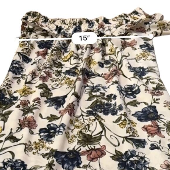 MISA Los Angeles Amal Multicolor Floral Off the Shoulder Ruffle Mini Dress Sz XS - Picture 11 of 12